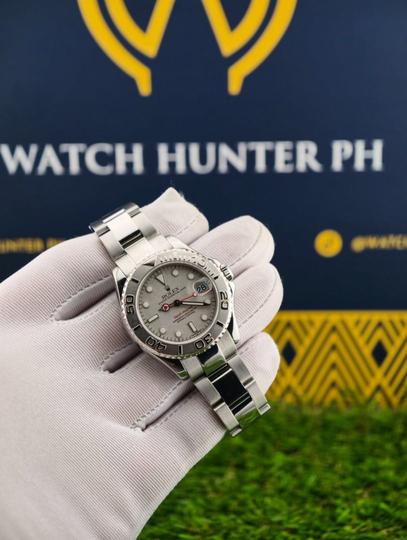 Rolex Yachtmaster 35mm (Category: Men's Watches) located in Muntinlupa City. Submitted by noeyslittlecloset (Listing ID 1457336111, Image 1). Description: Rolex Yachtmaster 35mm Reference 168622 D Serial (2005/2006) Watch Only Php 358k.