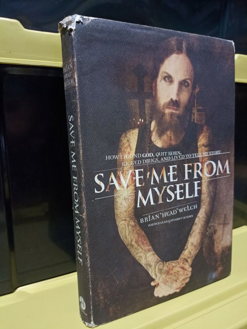 Save Me From Myself by Brian 'Head' Welch (Korn) (Category: Storybooks) located in Manila. Submitted by krishna_ayanami (Listing ID 1457505861, Image 2). Description: - Autobiography by Brian 'Head' Welch, former lead guitarist of Korn. - Details his journey of finding God and quitting drugs. - A raw and honest account of his life experiences. - Published by HarperOne..