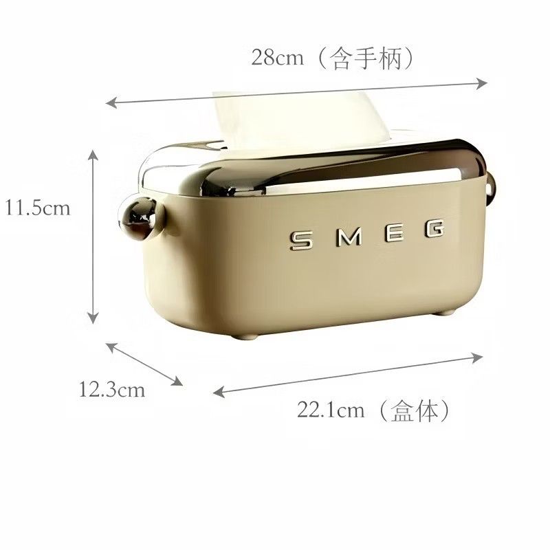 Smeg Napkin tissue dispenser holder (Category: Towels, Napkins & Holders) located in Taguig. Submitted by mschelsea (Listing ID 1456785424, Image 2). Description: pre order from sg full payment required waiting time 2 weeks.