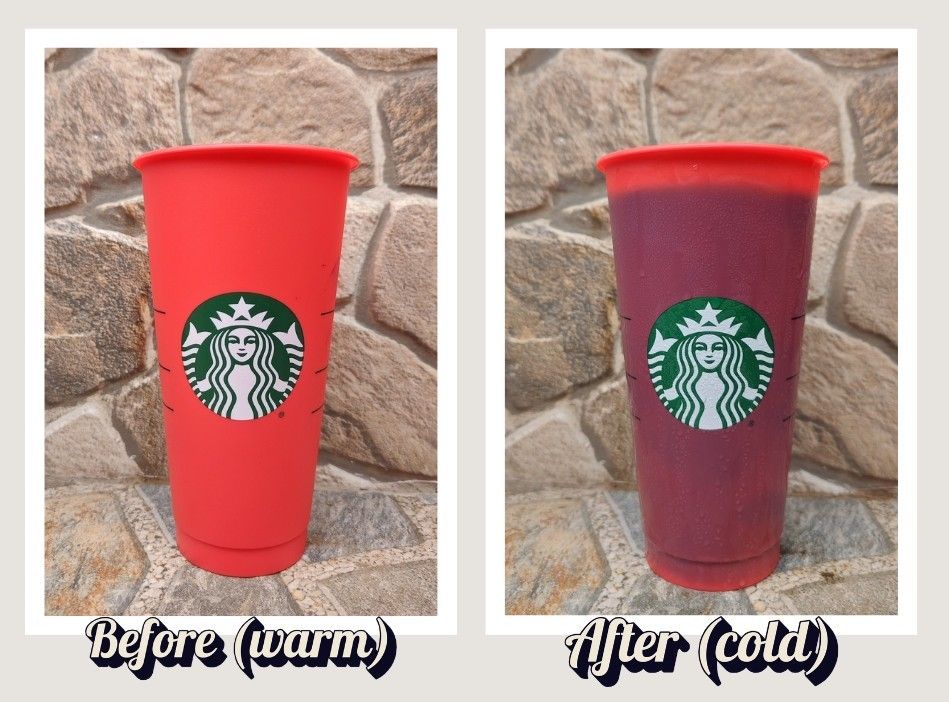 Starbucks Color Changing Cold Cups (Category: Water Bottles & Tumblers) located in Manila. Submitted by ishmaelco12283 (Listing ID 1457377848, Image 1). Description: Set of 5 Starbucks reusable cold cups -Original from the USA -5 Color changing cups -Each insludes a lid and straw .