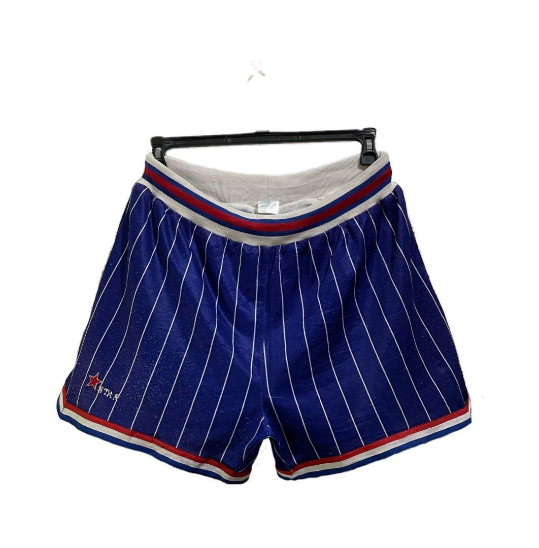 Starter pinstripe nba shorts (Category: Shorts) located in Taguig. Submitted by thriftstar2 (Listing ID 1457509033, Image 1). Description: W 30-38 L 22 Lightly used .