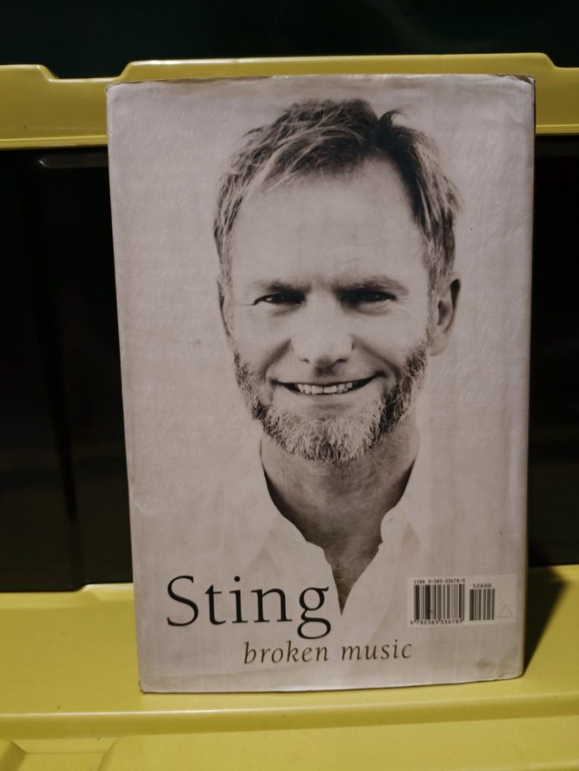 Sting Broken Music Memoir Book (Category: Storybooks) located in Manila. Submitted by krishna_ayanami (Listing ID 1457505689, Image 3). Description: - "Broken Music" memoir by Sting - Paperback edition - Covers Sting's life and experiences - Perfect for fans of Sting and The Police.