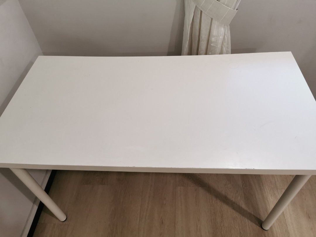 Study table (Category: Tables & Sets) located in Singapore. Submitted by _blueskyy (Listing ID 1457392565, Image 3). Description: White study table condition as seen.. Table has been dismantled, just take and go.. Arrange your own transport...