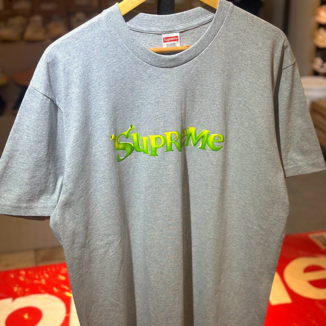 Supreme FW21 Shrek Tee Heather Grey (Category: Tshirts & Polo Shirts ) located in Quezon City. Submitted by inside_plug (Listing ID 1457391353, Image 2). Description: For Sale Supreme FW21 Shrek Tee Heather Grey - Large Brandnew Dm us to purchase.