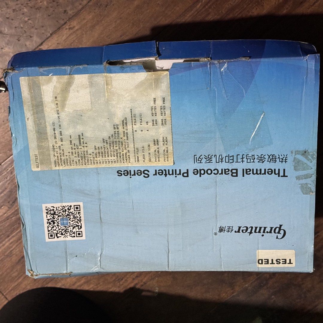 Thermal Printer (Category: Printers, Scanners & Copiers) located in Makati City. Submitted by jinger_21 (Listing ID 1457432640, Image 1). Description: Brand New with box Unused With thermal paper Php 3,000 plus shipping fee (price negotiable) Payment first before shipout Mode of payment: Gcash Maya GoTyme Shipping fee will be shouldered by the buyer.