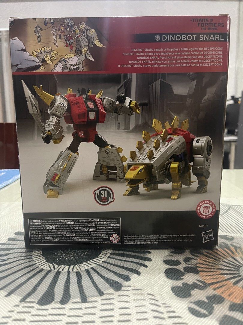 Transformers Studio Series 86 Leader Class Snarl (Category: Figurines & Statues) located in Paranaque City. Submitted by tylerthestick (Listing ID 1457465039, Image 2). Description: Selling Leader Class Studio Series 86 Snarl MISB 2026 Release Bought through Amazon Shipping done through Lalamove, buyer’s expense Meet ups can be done at Alabang Town Center, Festival Mall, and SM BF.