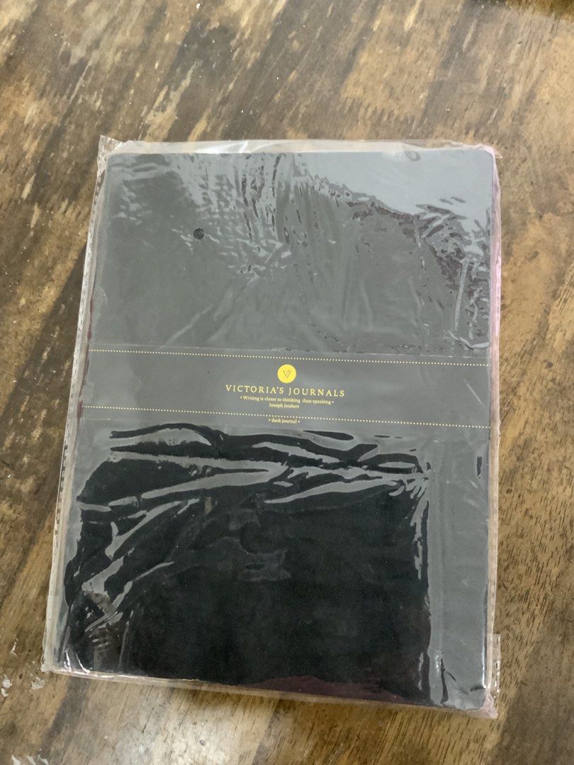 VICTORIA JOURNALS blank hardbound journal (Category: Stationery & School Supplies) located in Manila. Submitted by epicdolphin.86649e (Listing ID 1457421913, Image 1). Description: Beautiful hardbound faux leather cover journal 1 Black 1 Dusty Rose Stocked for so long there are few crackings on the cover. You can just cover it with a beautiful paper wrapper just like what I did with the others. Pages inside are nice and smooth (80 gsm), perfect f