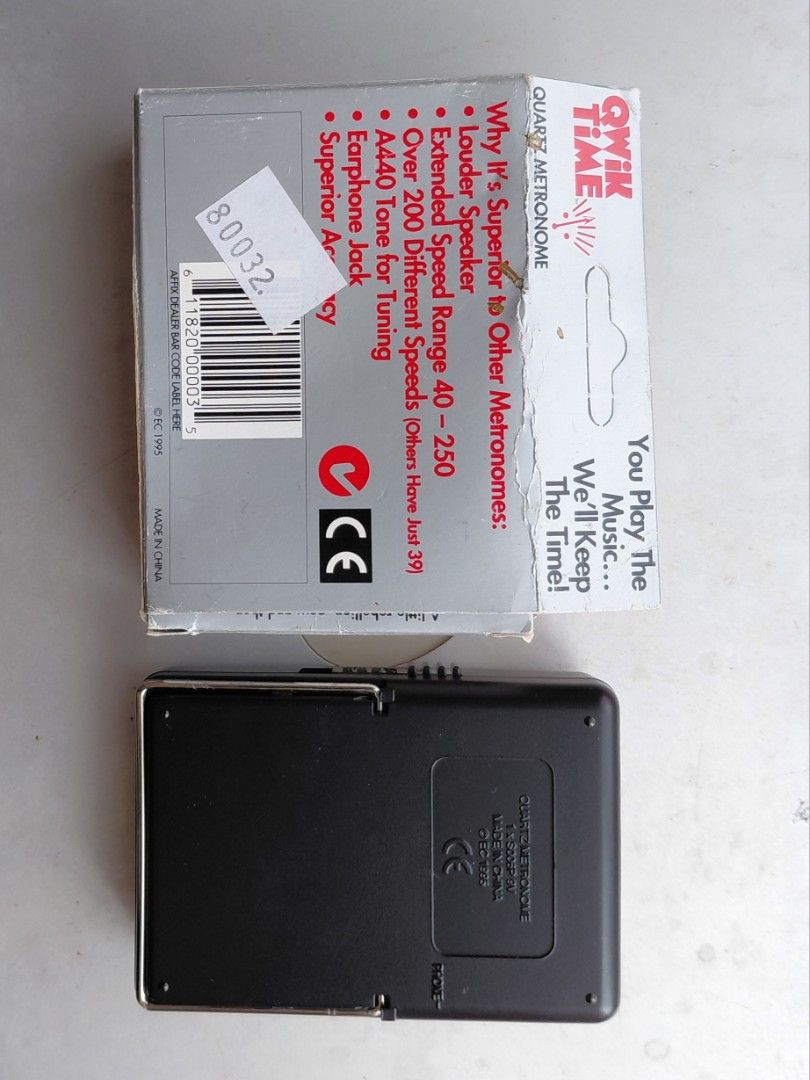 Vintage 90s Retro Quartz Metronome Qwik Time (Category: Musical Instruments) located in Quezon City. Submitted by girldolphin (Listing ID 1457347356, Image 2). Description: Condition: Like New in good working condition powered by a 9V battery. Mode of Payment: BPI GCASH Maribank Near Amoranto Sports Complex, Timog, Morato handle, with inner and outer pockets Mode of Payment: BPI GCASH Maribank Near Amoranto Sports Complex, Timog, Morato.