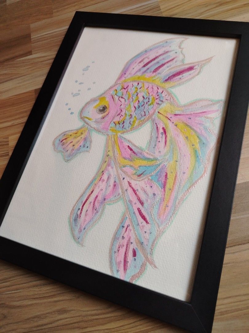 Watercolor Art with Frame A4 Size (Category: Frames & Pictures) located in Valenzuela. Submitted by athena_cypress (Listing ID 1457409140, Image 2). Description: .