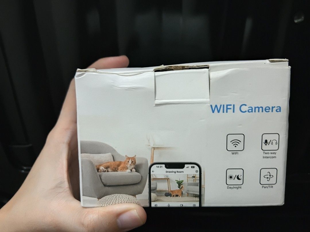 WiFi Camera (Category: Other Home Appliances) located in Manila. Submitted by elixir26 (Listing ID 1457507100, Image 2). Description: WiFi Camera complete inclusion never been used.