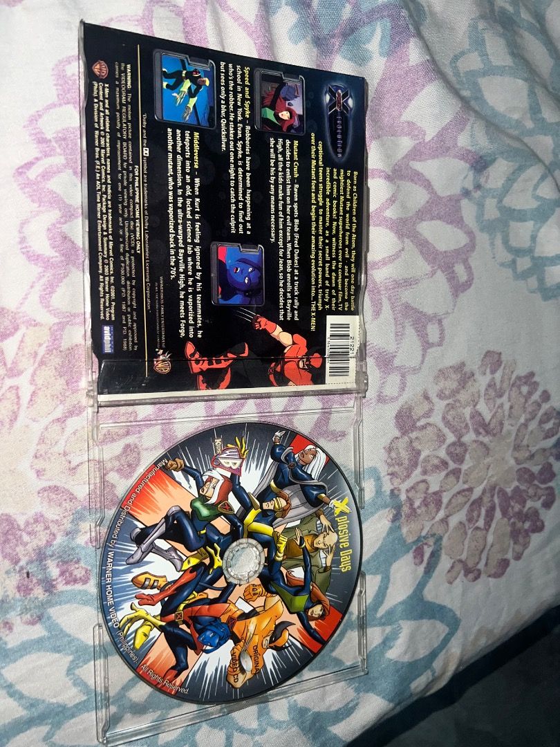 X-Men: The Animated Series - The Evolution Video CD (Category: CDs & DVDs) located in Caloocan City. Submitted by joshualari57872 (Listing ID 1457492263, Image 1). Description: - X-Men: The Animated Series - The Evolution Video CD - Features the classic X-Men lineup - Perfect for fans of the beloved animated series - Comes with original case and disc - Essential item for X-Men collectors Presyuhan nyo na.