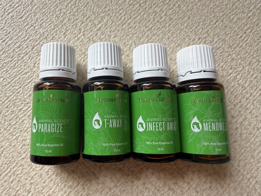 Young living 寵物精油 （分類：寵物健康與美容）位於 Hong Kong。 由 dragonfly_leung 提交（商品編號 1457342809，圖片 1）。簡介： Animal Scents ®- ParaGize™ 15ml $100 Animal Scents ®- T-Away™ 15ml $160 Animal Scents®- Mendwell™ 15ml $180 Animal Scents®- Infect Away™ 15ml $250 。