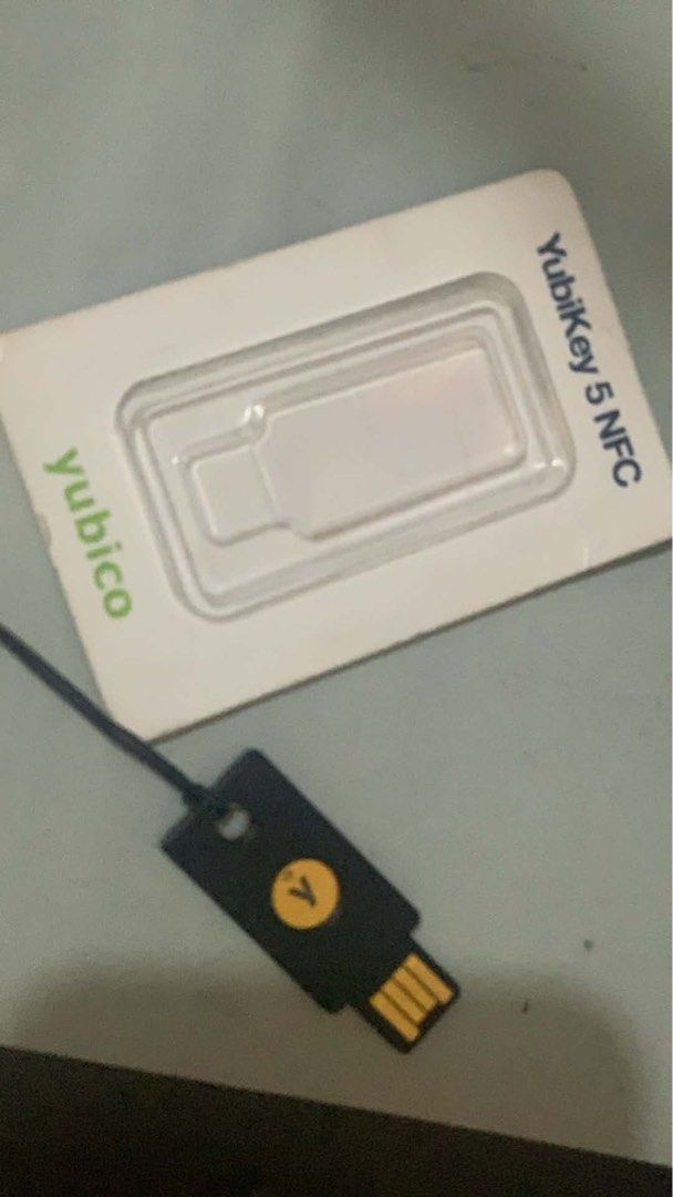 Yubico YubieKey (Category: Other Accessories) located in Cabanatuan. Submitted by nhelpz (Listing ID 1457417827, Image 3). Description: 🔐 YubiKey 5 NFC — FOR SALE | ₱3,000 NEGOTIABLE Selling: YubiKey 5 NFC 💰 Asking Price: ₱3,000 — NEGOTIABLE Brand/model shown in the photo: Yubico YubiKey 5 NFC 📌 Reason for selling: This YubiKey was previously declared lost, and the cost was deducted from my salary. I had already paid around ₱4,500 through sala