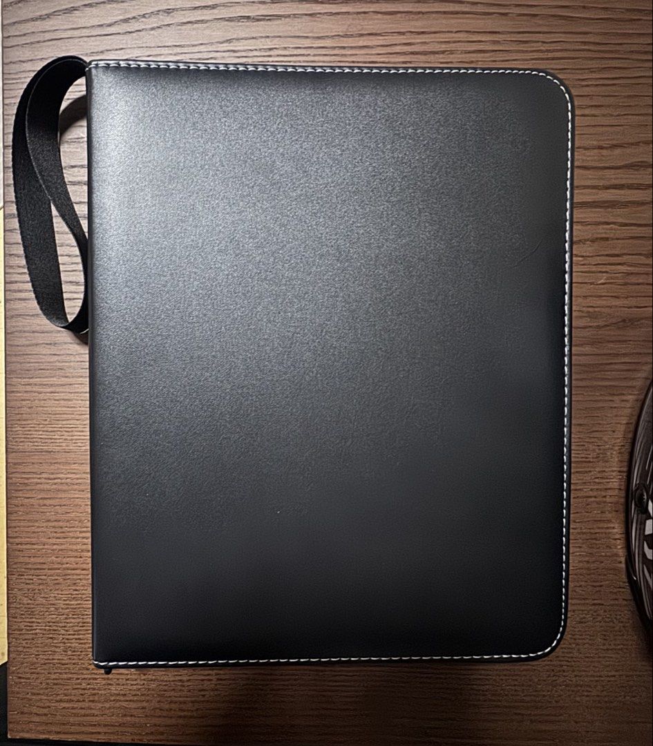 Zip Ring Binder (Category: Trading Cards Accessories) located in Singapore. Submitted by n3ppp (Listing ID 1457486993, Image 1). Description: Selling a spare zip ring binder 3 x 3 Non toploader Fits total of 900 cards Self collect at my place Yishun.