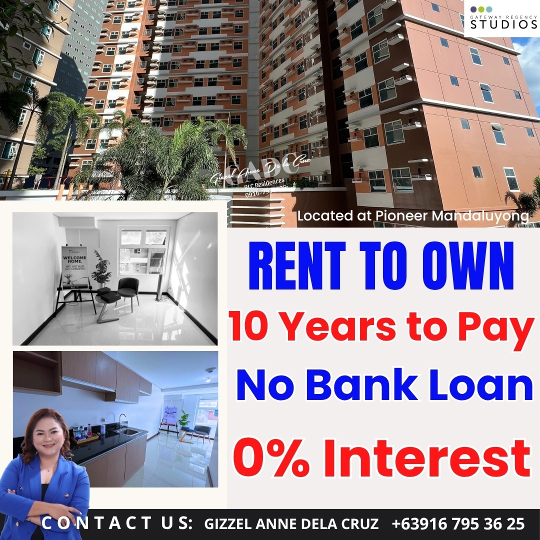 10 years to pay Rent to Own RFO Condo for sale in Pioneer Mandaluyong ...
