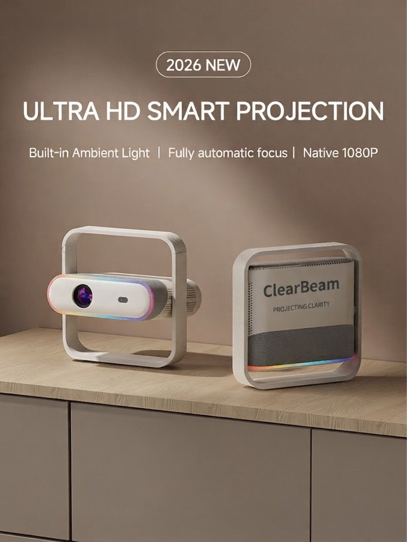 Projector 4K Decoding Support 500 Max / 450 True ANSI Smart Full HD ...