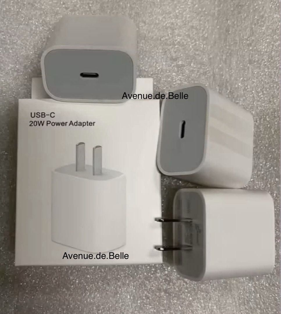 🍎 Authentic Apple USB-C Adapter Power 20W (Category: Chargers & Cables) located in Quezon City. Submitted by avenue.de.belle (Listing ID 1457679469, Image 2). Description: Brand New No Box Genuine/Authentic RFS: Declutterring 😂 Product Information The Apple 20W USB‑C Power Adapter offers fast, efficient charging at home, in the office, or on the go. While the power adapter is compatible with any USB‑C-enabled device, Apple recommends pairing it