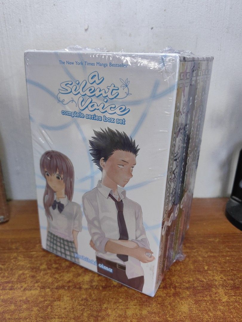 A Silent Voice Box Set (Category: Comics & Manga) located in Tarlac. Submitted by chapterse7en (Listing ID 1457621290, Image 2). Description: IMPORTANT: Serious buyers only. Lowballers and unresponsive buyers who ghost the chat will be automatically BLOCKED. Please do not message if you have no real intention of purchasing. Thank you for respecting my time. Brandnew Trade Paperback Mode of Payment : Gcash, Maya or Gotyme or Security Bank Mode of 