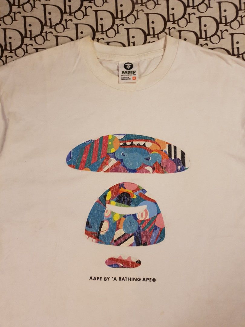 Aape graffiti design (Category: Tshirts & Polo Shirts ) located in San Fernando. Submitted by retro.district. (Listing ID 1457660143, Image 2). Description: - Aape graffiti design - Size: Medium to large - Condition: Good - issue: hairlines front print.