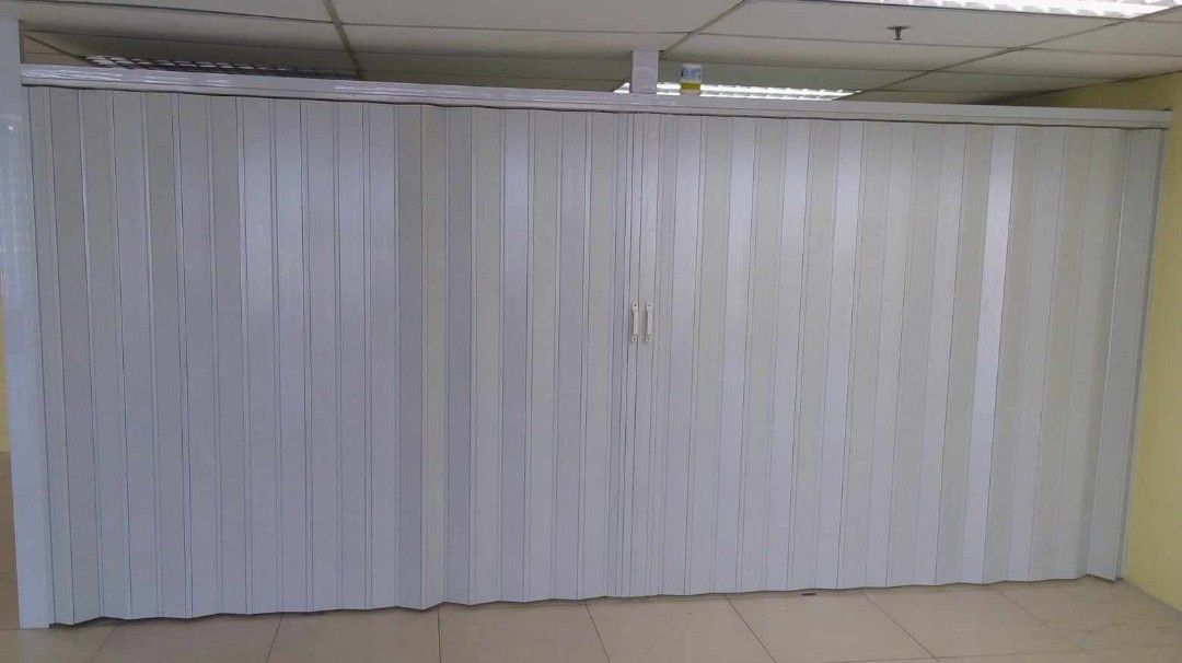 Accordion Door (Category: Office Furniture & Fixtures) located in Manila. Submitted by ryandulce19897 (Listing ID 1457523396, Image 2). Description: We supply and install customized window blinds Motorized system Motorized Curtains Blackout dim out Motorized blinds combi Korean blinds Roll up blinds/Sunscreen Sheer Drapes Accordion door/french door Vertical blinds/noblesse Shutters Louvers Wood blinds bass wood/pvc faux Aluminum blinds/mini blind