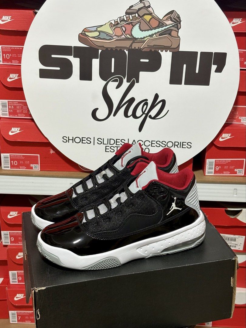AIR JORDAN MAX AURA 2 GS 'BLACK CEMENT' (Category: Sneakers) located in Makati City. Submitted by ilovestopnshop20 (Listing ID 1457703979, Image 3). Description: I N S T O C K🚨 AIR JORDAN MAX AURA 2 GS 'BLACK CEMENT' Size Available: 6Y Older Kids/6 US Men/7.5 US Women ✅NOW: ₱2,995 ❌SRP: ₱4,195 ON HAND & READY TO SHIP! 📍LOCATION: BRGY KARUHATAN VALENZUELA CITY MOP • GCASH, BDO, BPI MOD • Lalamove, J&T Express, GOGO XPRESS, LBC COD or COP ALL ITE