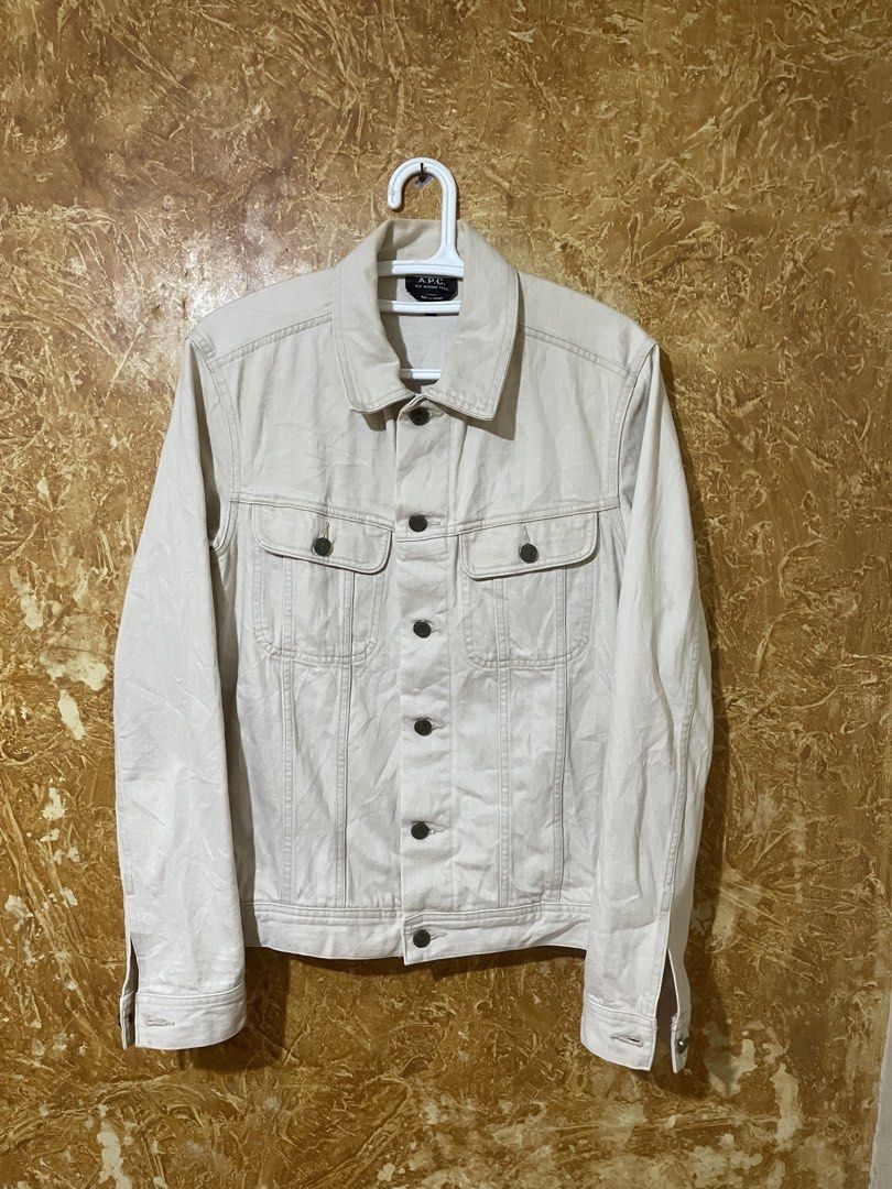 APC denim jacket (Category: Coats, Jackets and Outerwear) located in Iligan City. Submitted by yolkfinds (Listing ID 1457665175, Image 1). Description: excellent conditin need wash 20 width 26 length.