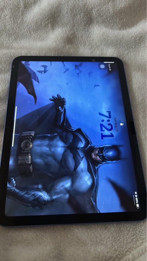 Apple iPad (A16 Gen) Blue (Category: iPad) located in Manila. Submitted by jiro066865 (Listing ID 1457655743, Image 3). Description: - Blue iPad A16 - Slim and portable design - Power button located on top - Speakers on the bottom edge - Selling because I upgraded to a newer model.