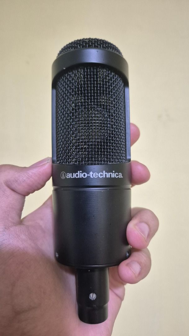 Audio-Technica AT2035 XLR Microphone (Category: Microphones) located in Quezon City. Submitted by dimanalata52561 (Listing ID 1457619820, Image 1). Description: For Sale: Audio-Technica AT2035 — Condenser Microphone - Condition: 2nd hand - Price: 8,000php - RFS: Not using anymore, nakatambak nalang po. - Can be tested upon meet-up using your laptop and interface/phantom power - Meet-up: SM fairview, Novaliches area or lalamove (shoulder by the bu
