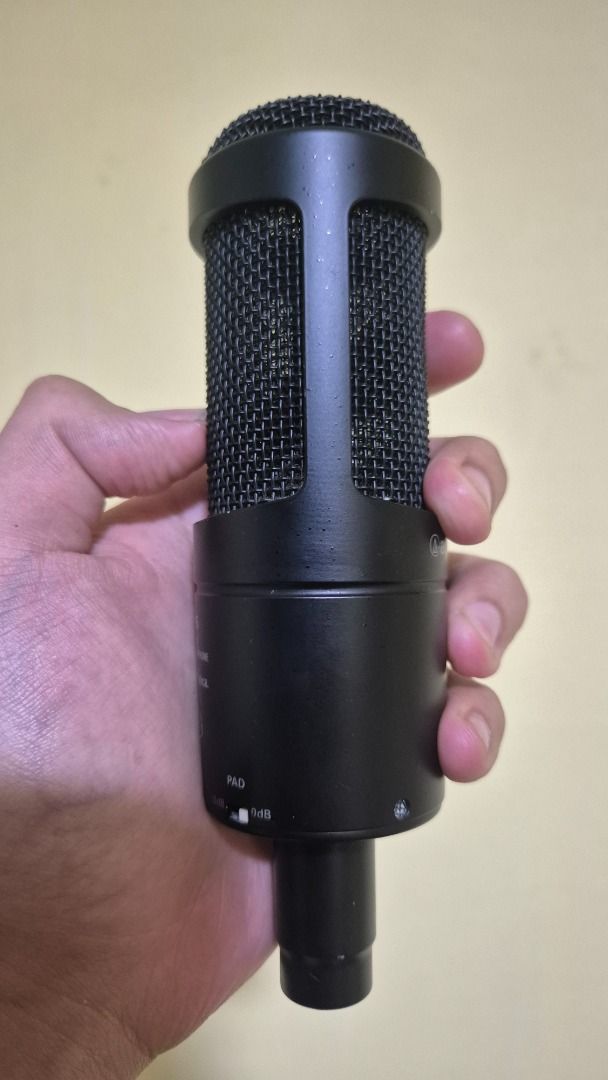 Audio-Technica AT2035 XLR Microphone (Category: Microphones) located in Quezon City. Submitted by dimanalata52561 (Listing ID 1457619820, Image 2). Description: For Sale: Audio-Technica AT2035 — Condenser Microphone - Condition: 2nd hand - Price: 8,000php - RFS: Not using anymore, nakatambak nalang po. - Can be tested upon meet-up using your laptop and interface/phantom power - Meet-up: SM fairview, Novaliches area or lalamove (shoulder by the bu