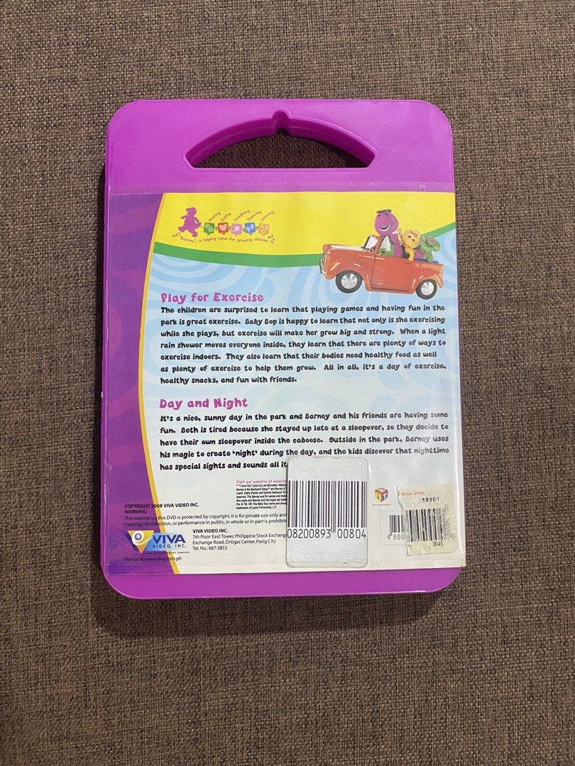 Barney “Round and Round We Go” DVD CD 2008 (Category: CDs & DVDs) located in Quezon City. Submitted by kheiO1130 (Listing ID 1457617936, Image 3). Description: .