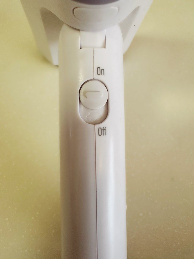 Bebay Multi-function Foldable Handheld Steamer (Category: Irons & Steamers) located in Singapore. Submitted by jestinagoh (Listing ID 1457539717, Image 2). Description: - Portable clothes steamer - Folds for easy storage - Includes measuring cup and power cord - Ideal for quick touch-ups on the go - Easy to use with an on/off switch - Compact design.