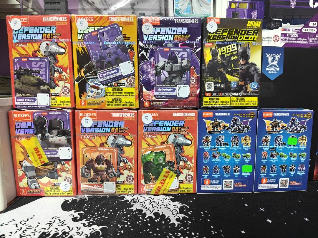 Blokees Defender Version (Category: Designer & Blind Box Toys) located in Seri Kembangan. Submitted by satominomu86411 (Listing ID 1457548423, Image 1). Description: blom pasang Ade yg dh scan Ade yg blom scan each Rm5 brawl RmSold Berminat boleh pm saye untuk detail pos sm+7/ss+15 self collect seri kembangan selangor.