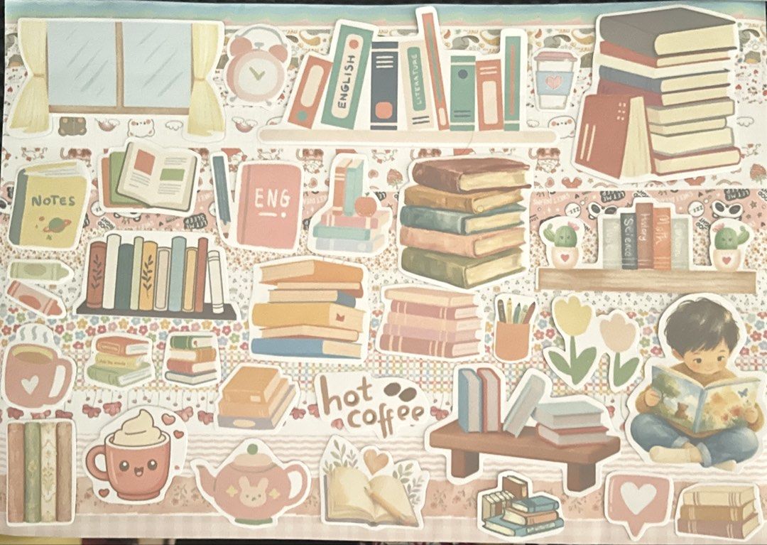 Books Washi Stickers (Category: Craft Supplies & Tools) located in Imus. Submitted by tinta_by_yam (Listing ID 1457663423, Image 2). Description: Made of washi stickers. Book random design. Perfect for scrapbooking and journals. More designs available..