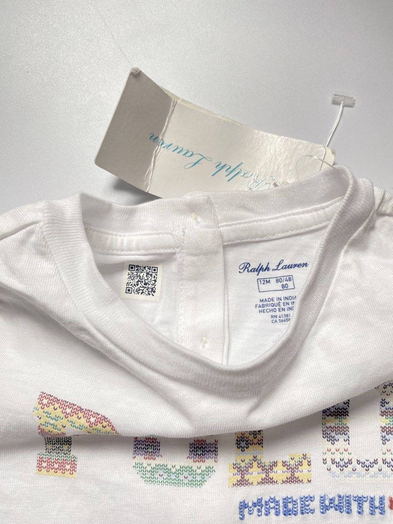 Brandnew Ralph Lauren Shirt (Category: Babies & Kids Fashion) located in Subic. Submitted by merge024 (Listing ID 1457597012, Image 2). Description: BNEW w/ tag has very small dot stains (almost unnoticeable) due to storage 12m .