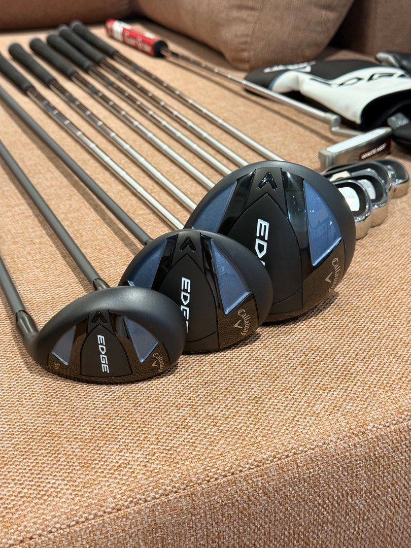 Callaway Edge 2024 10pcs Set (R Flex) (Category: Golf) located in Quezon City. Submitted by yogisky (Listing ID 1457542906, Image 3). Description: FOR SALE Good as new Callaway Edge 10pc Set Regular Flex 10.5 Callaway Edge Driver 3 Wood Callaway Edge 5 Hybrid Callaway Edge 6-P,S Callaway Edge Iron set Odyssey White Hot Pro Putter Php 39,009 negotiable Fairview QC Area.