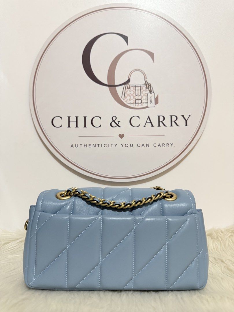 Coach Quilted Tabby 20 - Bluebell (Category: Luxury Bags & Wallets) located in Quezon City. Submitted by chicandcarry.ph (Listing ID 1457646299, Image 2). Description: ✨ Brandnew 💯 Original Coach Bag 🤎Inclusion: Dustbag & CC 📩PM for more details 📦Shipping via J&T / LBC / Flash Express 🚚Shipping fee shouldered by buyer 💳Payment first via GoTyme / Bank Transfer ✅Can send additional photos and proof of authenticity upon request.