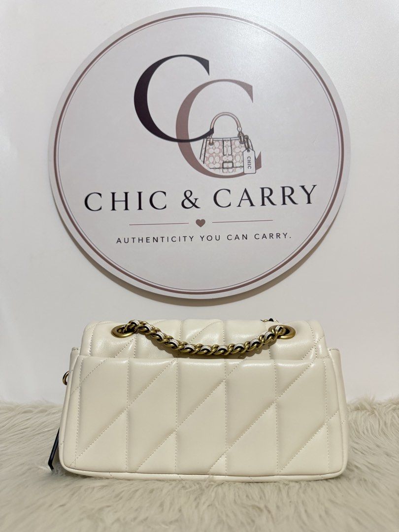 Coach Quilted Tabby 20 - Chalk (Category: Luxury Bags & Wallets) located in Quezon City. Submitted by chicandcarry.ph (Listing ID 1457646558, Image 2). Description: ✨Brandnew 💯 Original Coach Bag 🤎Inclusion: Complete w/ Tag, cc & dustbag 📩PM for more details 📦Shipping via J&T / LBC / Flash Express 🚚Shipping fee shouldered by buyer 💳Payment first via GoTyme / Bank Transfer ✅Can send additional photos and proof of authenticity upon request.