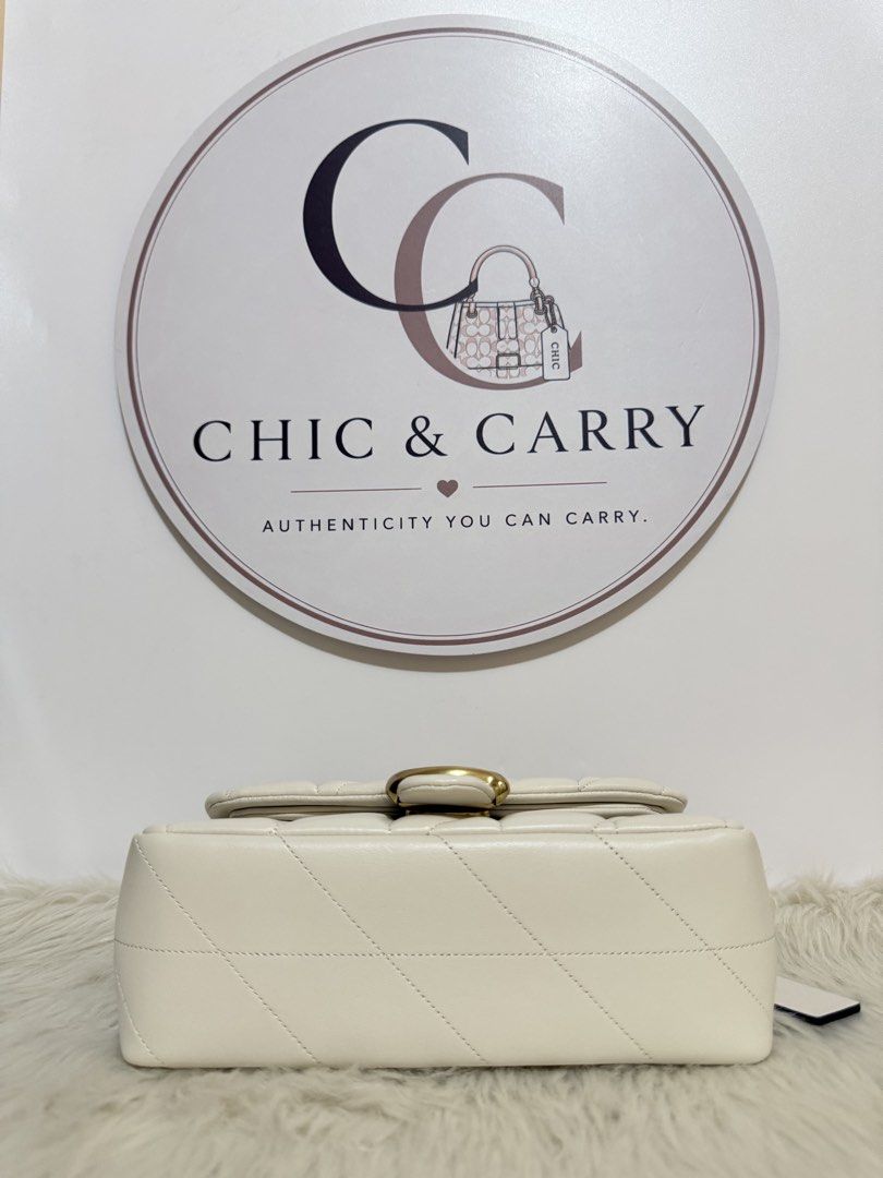 Coach Quilted Tabby 20 - Chalk (Category: Luxury Bags & Wallets) located in Quezon City. Submitted by chicandcarry.ph (Listing ID 1457646558, Image 3). Description: ✨Brandnew 💯 Original Coach Bag 🤎Inclusion: Complete w/ Tag, cc & dustbag 📩PM for more details 📦Shipping via J&T / LBC / Flash Express 🚚Shipping fee shouldered by buyer 💳Payment first via GoTyme / Bank Transfer ✅Can send additional photos and proof of authenticity upon request.