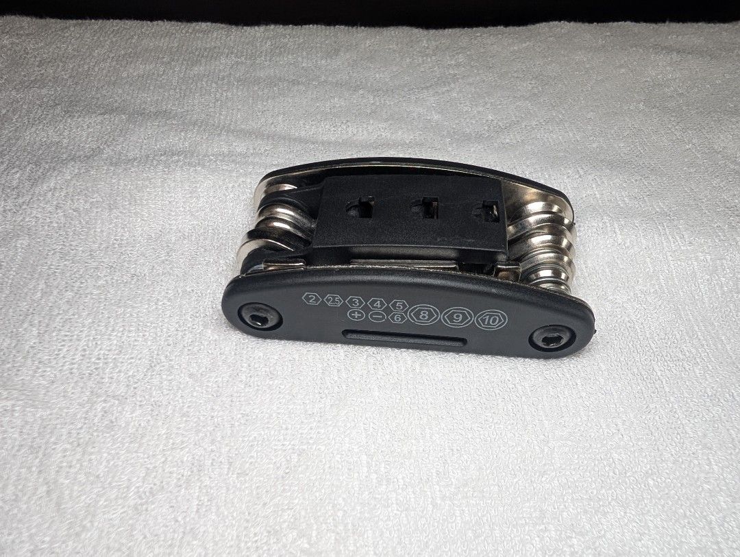 Compact Pocket Multitool (Category: Home Improvement Tools & Accessories) located in Marikina City. Submitted by mrtncdrc (Listing ID 1457570182, Image 2). Description: This is a multitool that includes screwdrivers, wrenches, hex keys, etc. Fits perfectly in your pocket so it is perfect for everyday carry or for those looking for easy to carry tool sets like cyclists. We have multiple stocks available and all units are brand new..