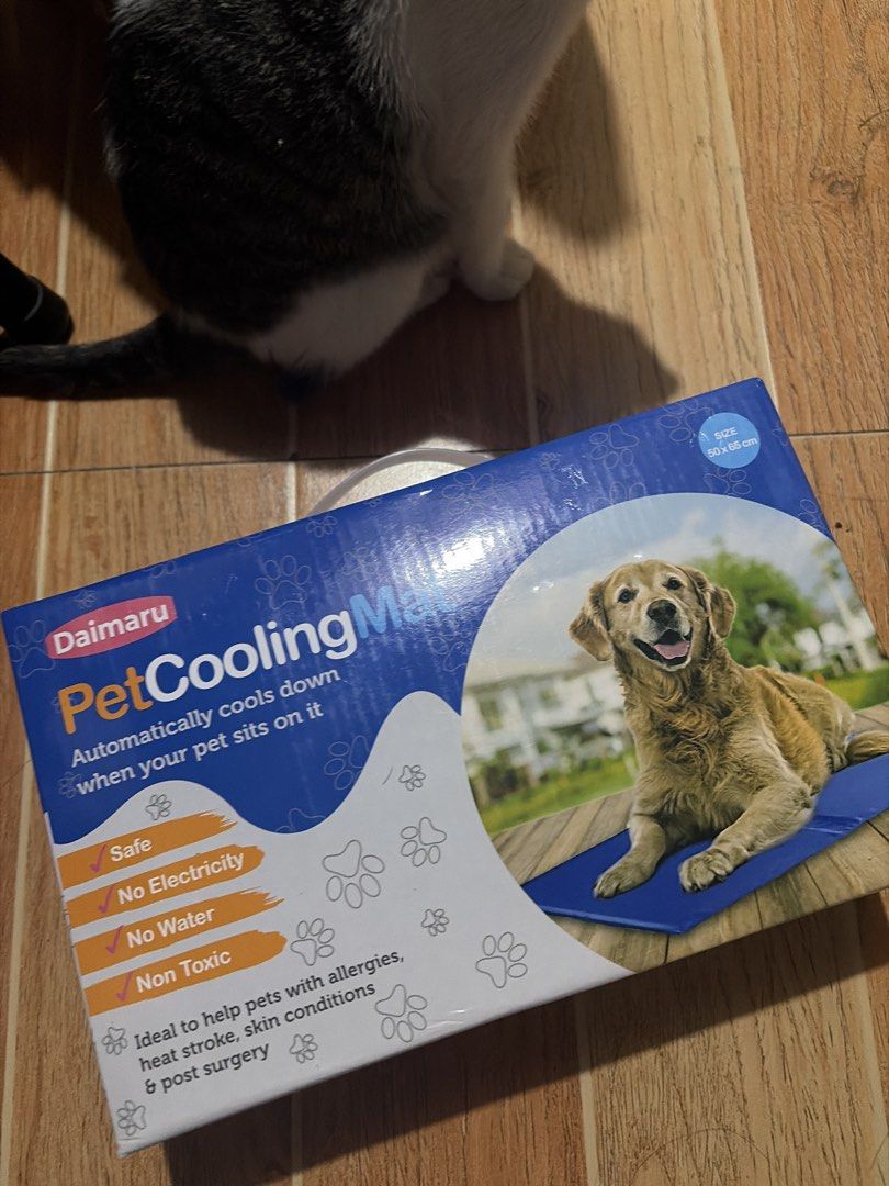 Pet Cooling Pad (Category: Homes & Other Pet Accessories) located in Manila. Submitted by bbabbyj (Listing ID 1457625282, Image 1). Description: Size: 50x65cm Unopened, never used.