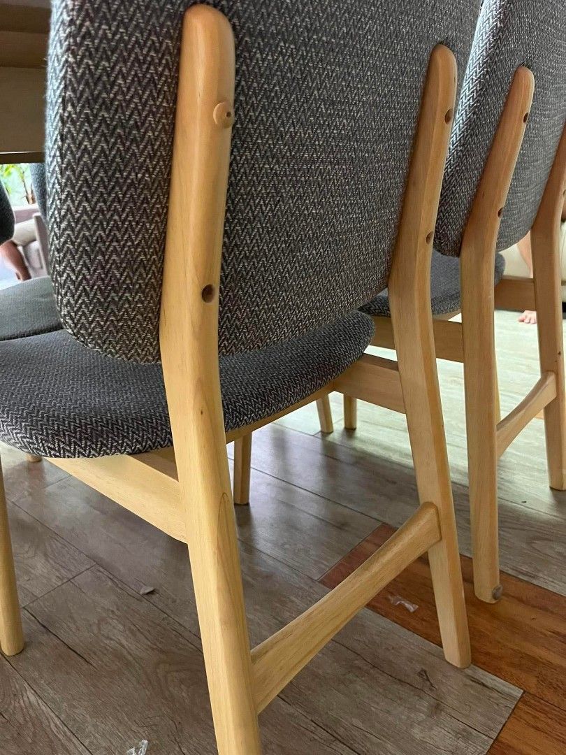 Dining Set (Category: Tables & Sets) located in Meycauayan. Submitted by marygracecasimiro (Listing ID 1457599482, Image 1). Description: Available Dining Set Table and Chairs are in good condition Super Ganda bagong bago pa No damages either scratches minimal halos di kita Solid wood pa Price:19,800.