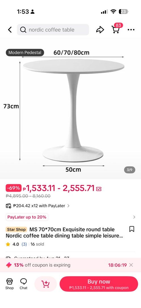 Dinning table (Category: Tables & Sets) located in Manila. Submitted by ruthjoanna71975 (Listing ID 1457529713, Image 1). Description: .