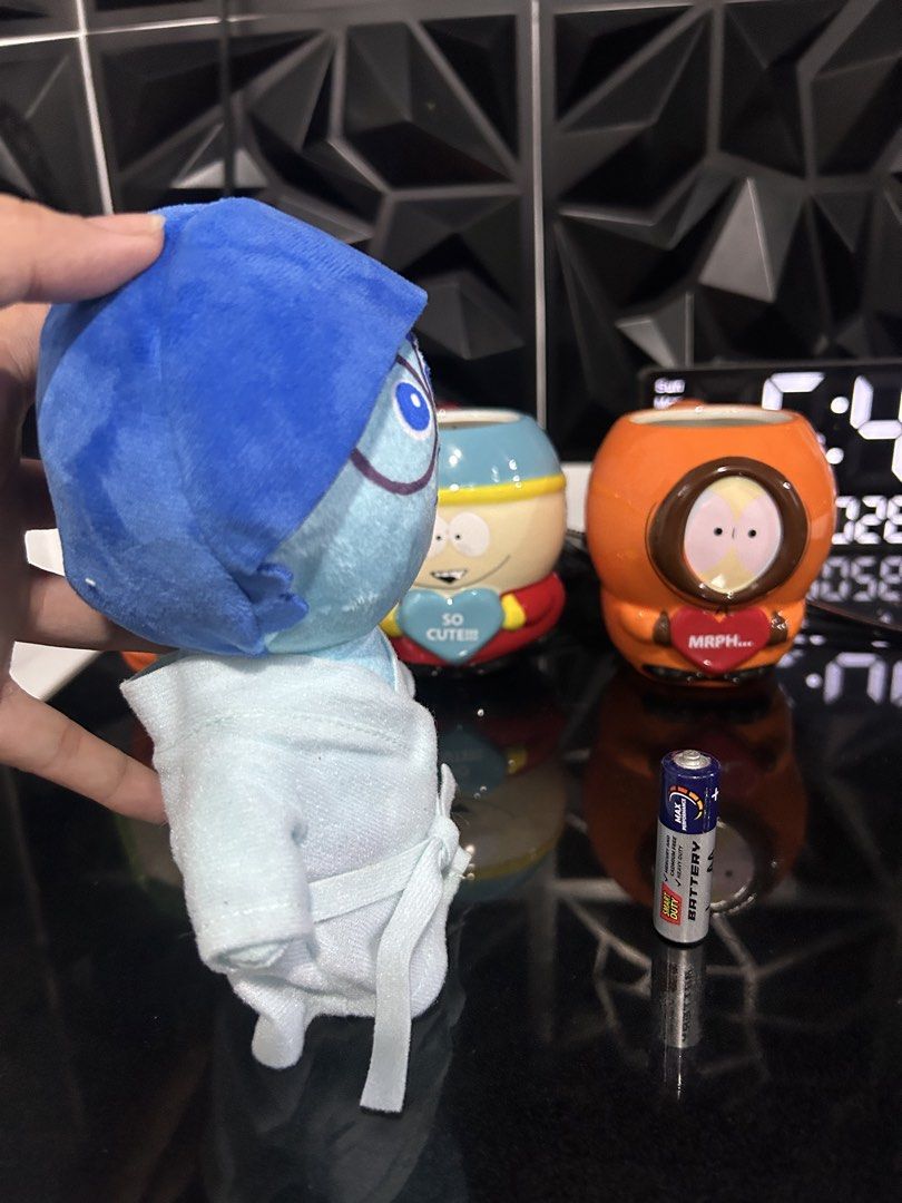 Disney Pixar Inside Out Sadness Small Plush Toy 7.5” (Category: Plushies & Soft Toys) located in General Trias. Submitted by aprilocampo0412 (Listing ID 1457607220, Image 2). Description: Disney Pixar Inside Out Sadness Small Plush Toy 7.5” Good as new 280 Loc Tanza Cavite.