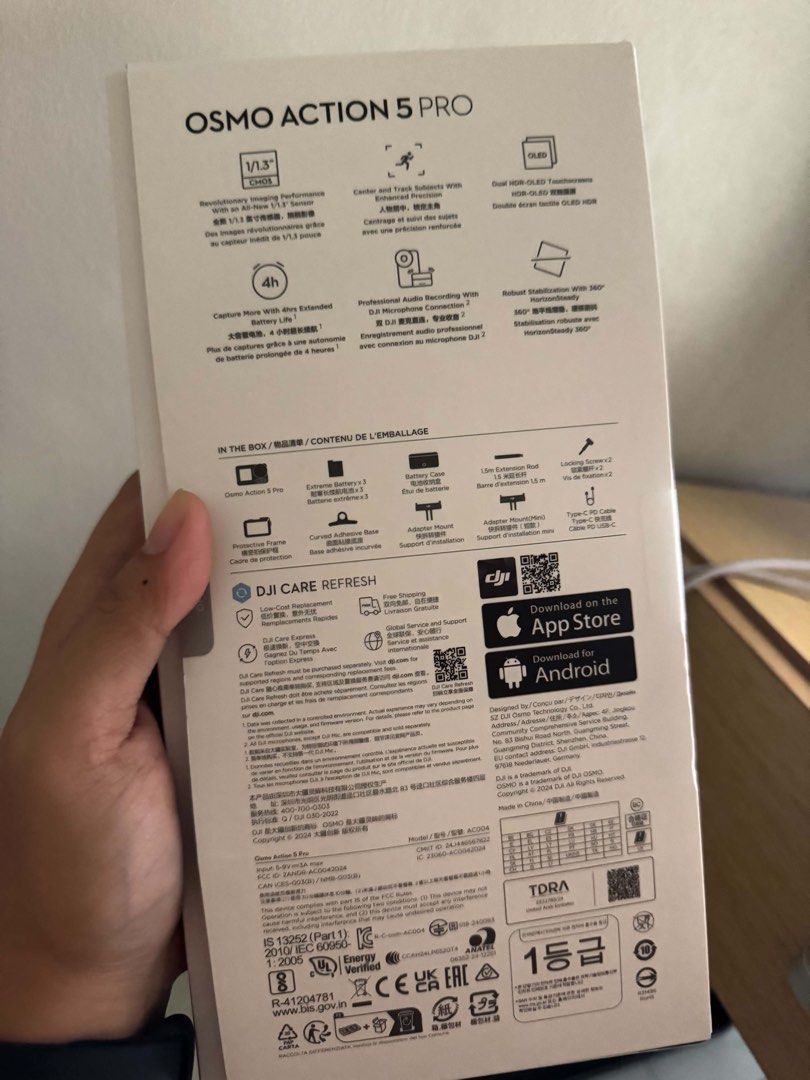 DJI Osmo Action 5 Pro Adventure Combo (Category: Cameras) located in Manila. Submitted by yennny_ (Listing ID 1457561495, Image 3). Description: DJI Osmo Action 5 Pro Adventure Combo 📸 Hiii, selling my DJI Osmo Action 5 Pro Adventure Combo 💗 ✨ Lady owned ✨ Excellent condition ✨ Seldom used ✨ Complete original Adventure Combo inclusions ✨ With64GB MicroSD card included ✨ With additional accessories ✨ Complete box 💰 ₱21,000 — negotiable Selling 