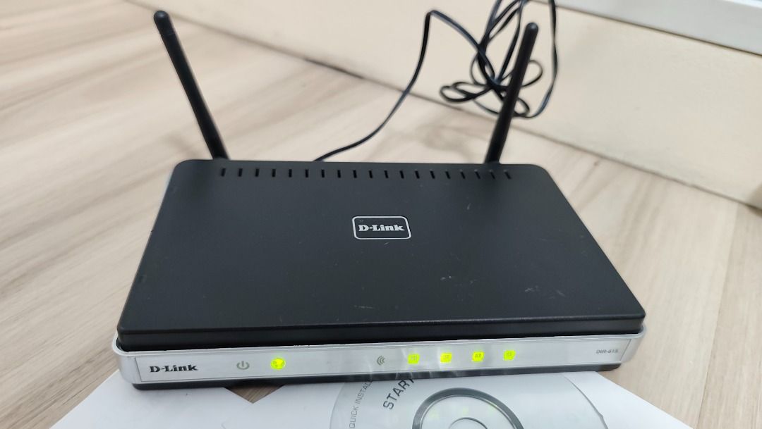 D-Link Wireless Router DIR-615 with Power Adapter, CD, & Manual [Pre-owned] (Category: Networking) located in Mandaluyong City. Submitted by bazaar_excelsior (Listing ID 1457607724, Image 2). Description: This is an authentic D-Link DIR-615 Wireless Router in good working condition. - D-Link DIR-615 Wireless Router - Tested and working - Includes power adapter and installation CD (Has scratches. But CD is not actually needed to set up the device.