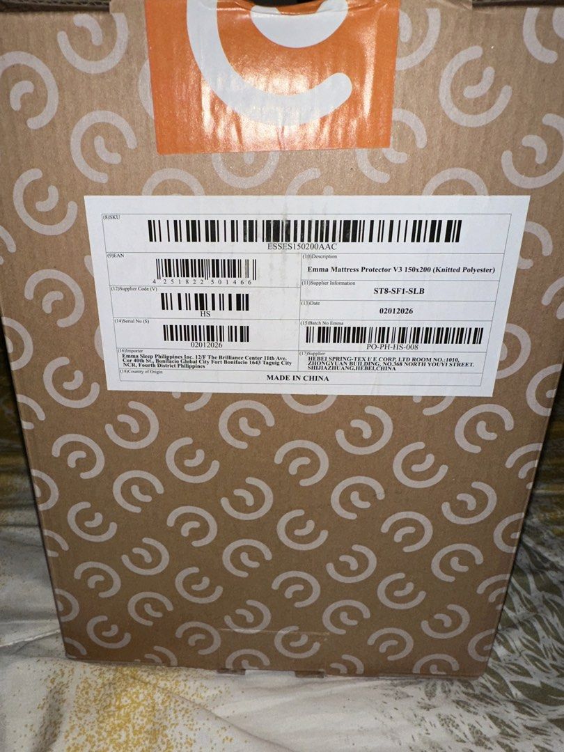 Emma Bedsheet 150x200cm (Queen XL) (Category: Bed Frames & Mattresses) located in Taguig. Submitted by jocends (Listing ID 1457703677, Image 2). Description: Emma Mattress Protector - size (150x200cm) Queen XL - brandnew .