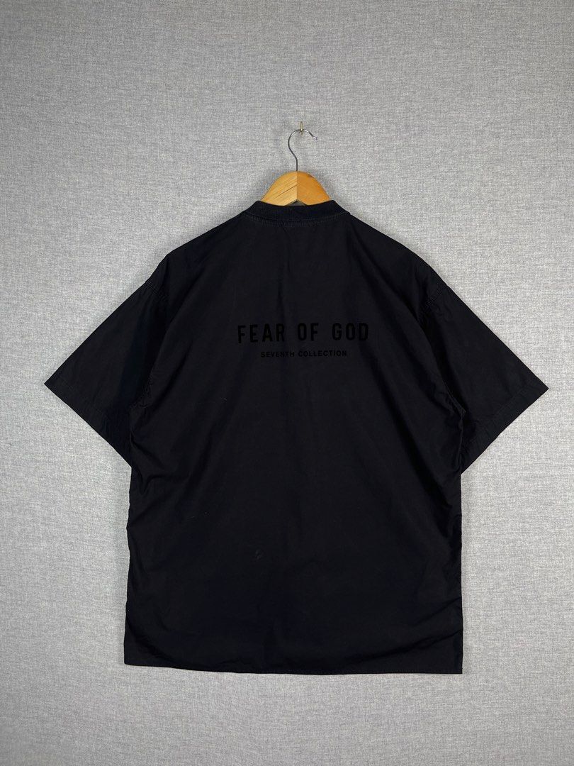 Essentials Polo (Category: Formal Shirts) located in Guimba. Submitted by thriftandthrive19 (Listing ID 1457587660, Image 3). Description: Fear of God Size: Large (dimension in inches) Width: 22 Length: 28 Condition: Excellent Issue: see last 2 photos Color rate: 9.5 .