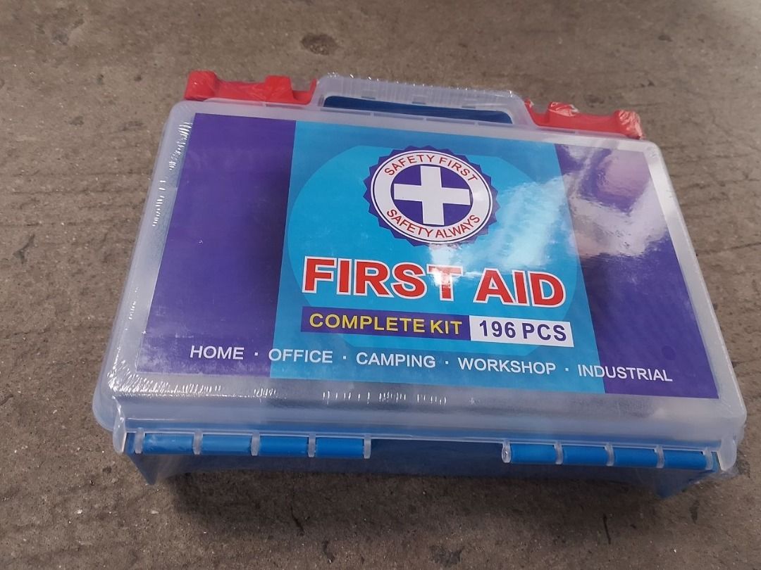 First Aid Kit Specs: Complete kit 196pcs (Category: Other Assistive Aids) located in Manila. Submitted by 09171479278_elsie. (Listing ID 1457571466, Image 1). Description: First Aid Kit Specs: Complete kit 196pcs.