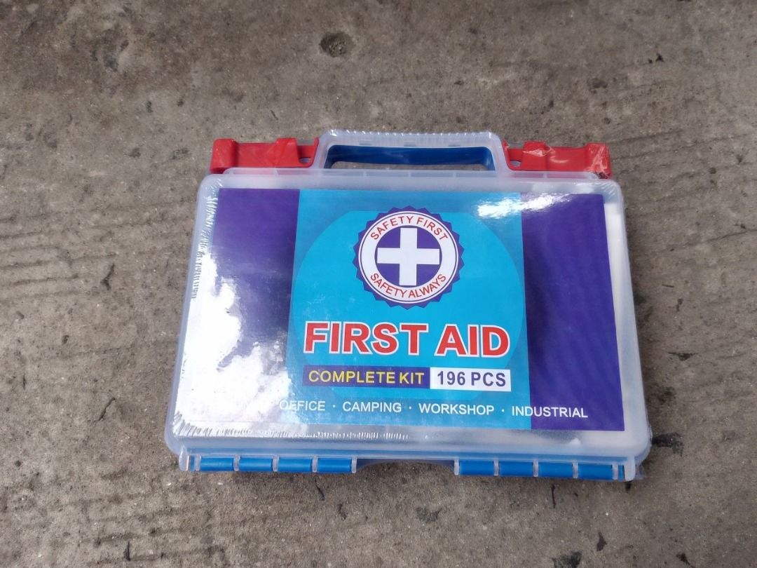 First Aid Kit Specs: Complete kit 196pcs (Category: Other Assistive Aids) located in Manila. Submitted by 09171479278_elsie. (Listing ID 1457571466, Image 2). Description: First Aid Kit Specs: Complete kit 196pcs.