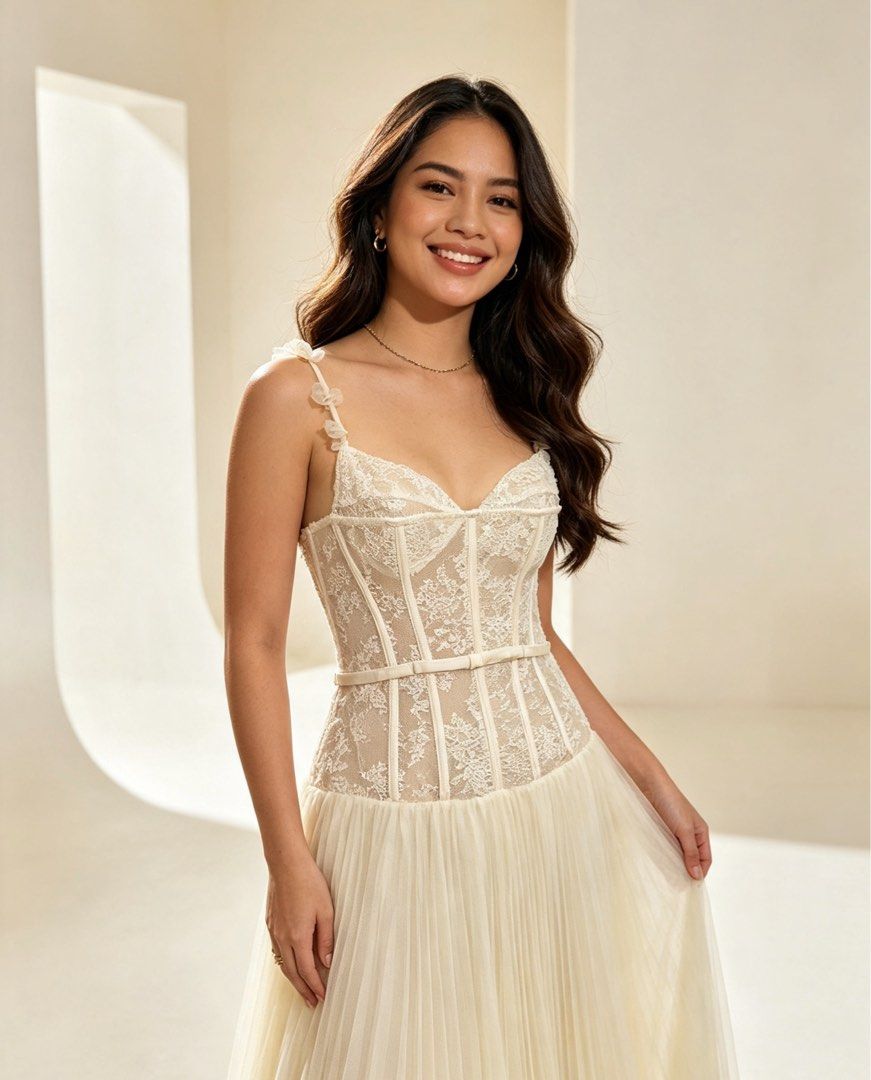 FOR RENT CREAM LONG DRESS (Category: Dresses) located in Manila. Submitted by shekainahely (Listing ID 1457635283, Image 1). Description: FOR RENT ₱899 (3days) CREAM MINI DRESS FROM VIETNAM size: XS - MEDIUM Loc: STA. CRUZ MANILA, & LANCASTER GENERAL TRIAS, CAVITE send us a message for inquiries 💌 AYGEE: WEARNTELL_.